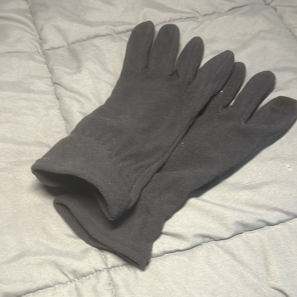 Lands’ End black winter gloves - Picture 3 of 5